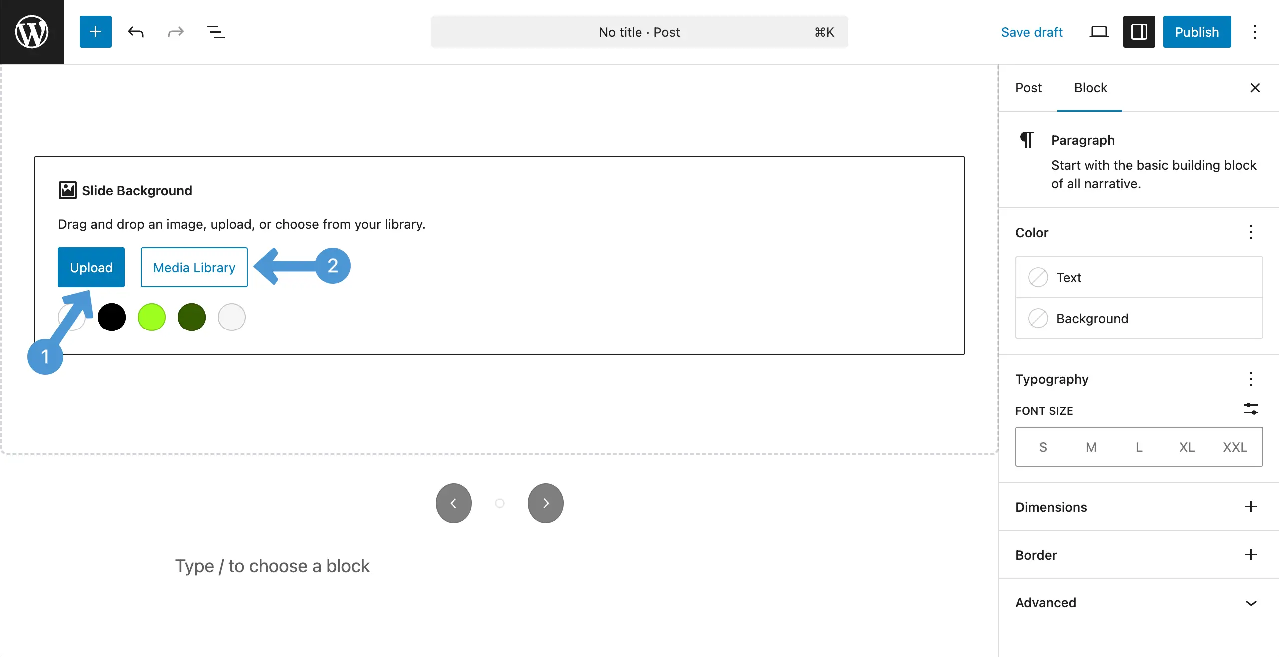 Add Images to the Block