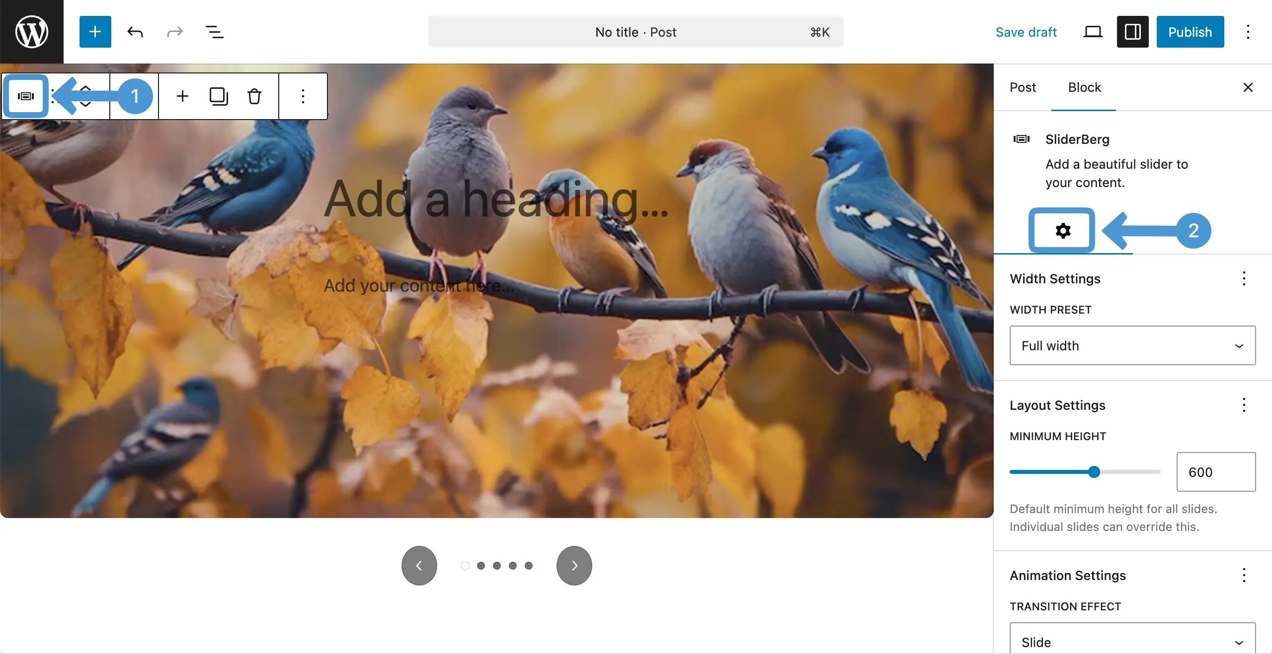 Select the Entire Sliderberg Block